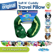 Load image into Gallery viewer, Cloudz Kids Plush Animal Neck Pillow
