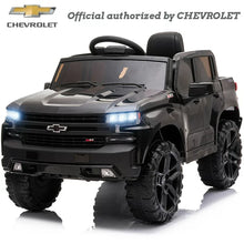 Load image into Gallery viewer, Chevrolet Silverado 12V Kids Ride On Truck Car w/ Parent Remote Control
