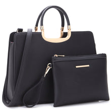 Load image into Gallery viewer, Dasein Tote Satchel Bag With Matching Wallet
