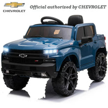 Load image into Gallery viewer, Chevrolet Silverado 12V Kids Ride On Truck Car w/ Parent Remote Control
