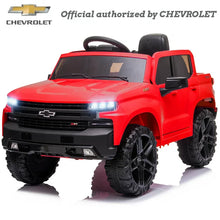 Load image into Gallery viewer, Chevrolet Silverado 12V Kids Ride On Truck Car w/ Parent Remote Control
