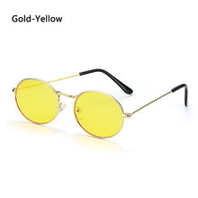 Load image into Gallery viewer, Small Metal Frame Oval Women Sunglasses
