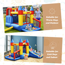 Load image into Gallery viewer, Kids Bounce House with Climbing Slide Without Blower
