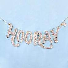 画像をギャラリービューアに読み込む, Party &quot;Hooray&quot;&#39; Multi-Color Balloon Banner, 6-Foot
