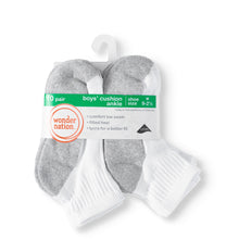 Load image into Gallery viewer, Boys Socks 10 Pack Ankle Socks
