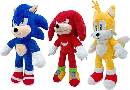 10'' Tall Sonic Plush, Figures Cotton Soft Stuffed Toys - slvhasitall