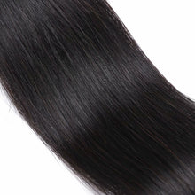 Load image into Gallery viewer, 100% Malaysian Human Straight Soft Hair Extensions Weave 1/3/4 Bundles 8&quot;-30&quot;Black - slvhasitall
