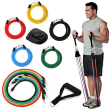 Load image into Gallery viewer, 11 Piece Resistance Band Set - slvhasitall
