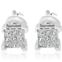 画像をギャラリービューアに読み込む, 1 3ct Diamond 10k White Gold  Women&#39;s Earrings
