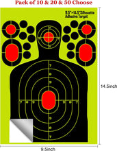 Load image into Gallery viewer, 14.5 x 9.5 inch Shooting Targets - slvhasitall
