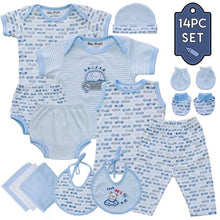 Load image into Gallery viewer, Boy&#39;s Casual Essentials Layette 8 Pieces Set Starter Outfit Kit - slvhasitall
