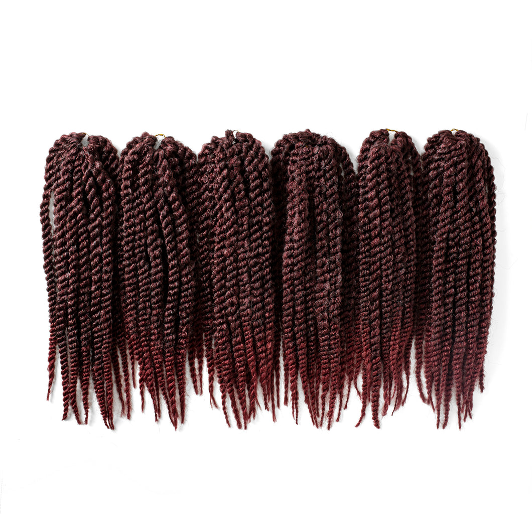 6 Packs 18 Inch Havana Twist Crochet Hair Extensions