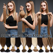 Load image into Gallery viewer, I Tip Hand-Tied 100% Human Hair Extensions
