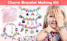 Load image into Gallery viewer, Xelparuc 85 Pieces Charm Bracelet Making Kit  for Kids Girls Teens
