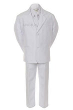 画像をギャラリービューアに読み込む, 7PC Boys Formal Solid Suits Set Outfits All Sizes
