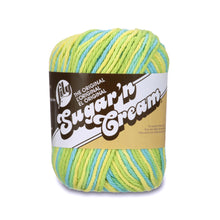 Load image into Gallery viewer, Lily Sugar&#39;n Cream Medium 100% Cotton Playtime Ombre Yarn, 95 yd
