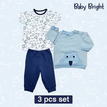 Load image into Gallery viewer, Boy&#39;s Casual Essentials Layette 8 Pieces Set Starter Outfit Kit - slvhasitall
