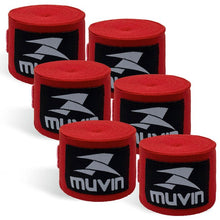 Load image into Gallery viewer, ﻿Muvin Boxing Hand Wraps 3-Pair Pack
