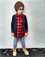 Load image into Gallery viewer, Boys Long Sleeve Shirt Plaids Checks ﻿1-7Y
