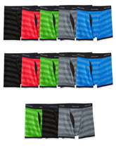 画像をギャラリービューアに読み込む, Fruit of the Loom Boys 7 Pack Striped Boxer Brief
