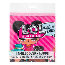 画像をギャラリービューアに読み込む, LOL Surprise Plastic Tablecloth, 84 x 54 in, 1ct
