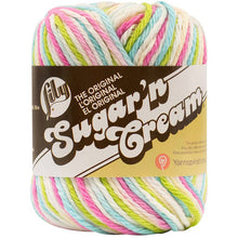 Load image into Gallery viewer, Lily Sugar&#39;n Cream Medium 100% Cotton Playtime Ombre Yarn, 95 yd
