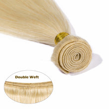 画像をギャラリービューアに読み込む, Brazilian Blonde 100% Human Hair Bundles Thick Soft Straight
