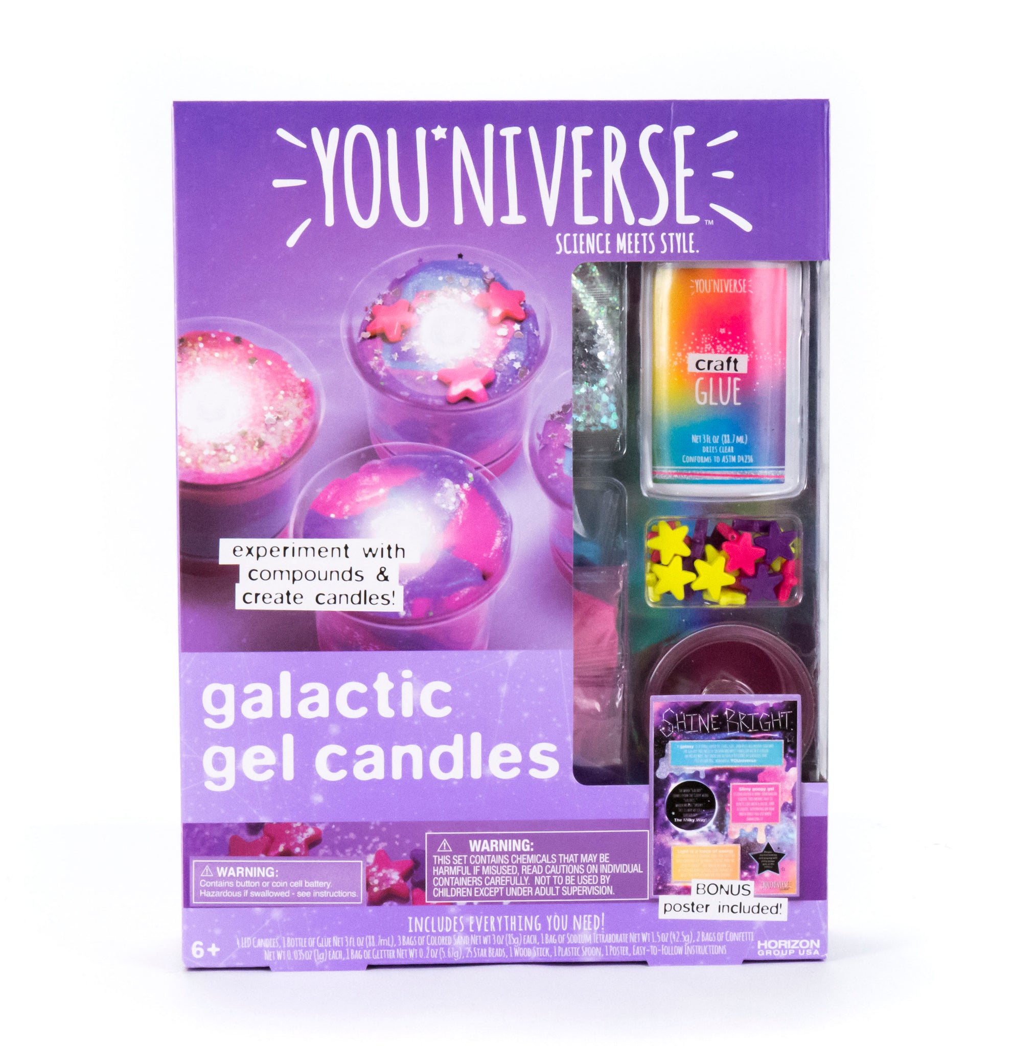 Youniverse Galactic Gel Candles Kit