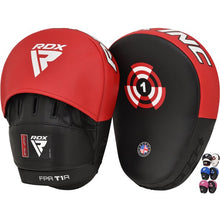 Load image into Gallery viewer, RDX Focus Boxing Punch Mitts, Red
