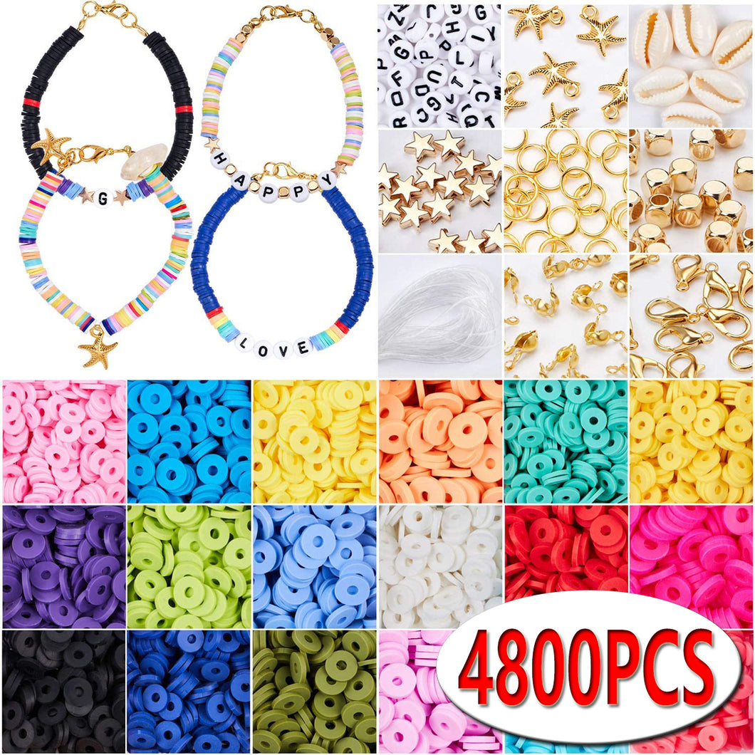 Bracelets Making Kit 4800 Pcs