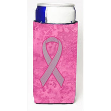 Load image into Gallery viewer, Carolines Treasures Pink Ribbon for Breast Cancer Awareness sleeves for slim cans
