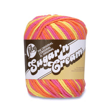 Load image into Gallery viewer, Lily Sugar&#39;n Cream Medium 100% Cotton Playtime Ombre Yarn, 95 yd
