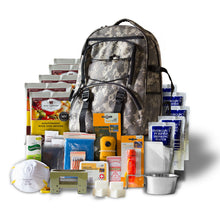 Load image into Gallery viewer, 5 Day Survival Emergency First Aid Backpack with Food Water, Camo
