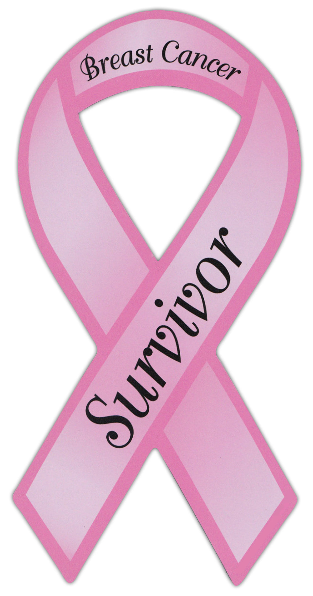 Pink Breast Cancer Survivor Shaped Awareness