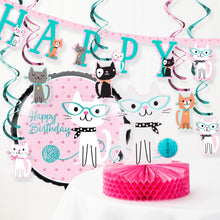 Load image into Gallery viewer, Purr-fect Cat Birthday Party Decorations Kit
