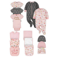 画像をギャラリービューアに読み込む, Girl 14-Piece Pant + Bodysuit Shirt  Outfit (Newborn – 3/6 Months) (Girls Pants Set&#39;s) - slvhasitall
