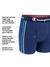 Load image into Gallery viewer, Boys&#39; Champion Cotton Stretch Boxer Briefs 4 Pack
