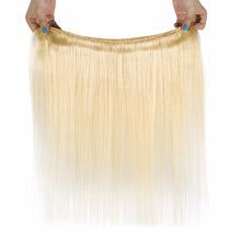 画像をギャラリービューアに読み込む, Brazilian Blonde 100% Human Hair Bundles Thick Soft Straight
