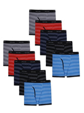 画像をギャラリービューアに読み込む, Fruit of the Loom Boys 7 Pack Striped Boxer Brief
