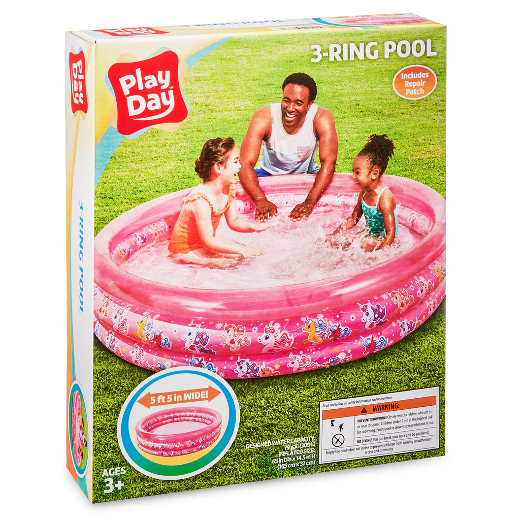 -inflate ring pool features