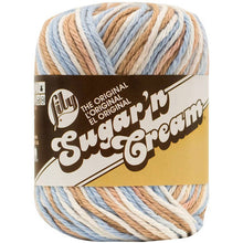 Load image into Gallery viewer, Lily Sugar&#39;n Cream Medium 100% Cotton Playtime Ombre Yarn, 95 yd
