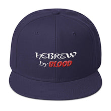 Load image into Gallery viewer, Hebrew by Blood Snap Back Hat
