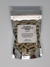 Load image into Gallery viewer, Organic Irish MossSea Moss, Bladderwrack and Burdock Capsules Vegetarian Capsules

