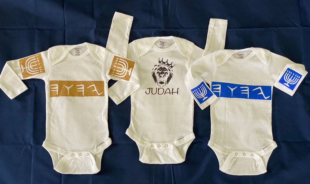 Hebrew Israelite  onesie Set