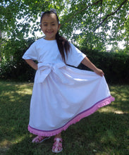 Load image into Gallery viewer, Israelite Princess Skirt with fringes
