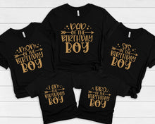 Load image into Gallery viewer, Custom Family Matching Birthday Boy T-Shirts
