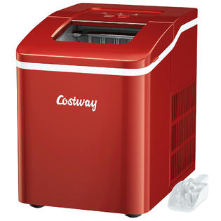 Portable Ice Maker Machine Countertop /Self-cleaning w/ Scoop Red