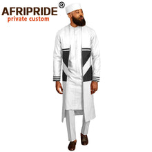 Load image into Gallery viewer, Men African Long Coats Dashiki Shirt &amp; Pants W/ Hat
