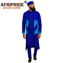 Load image into Gallery viewer, Men African Long Coats Dashiki Shirt &amp; Pants W/ Hat
