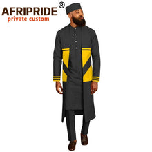 Load image into Gallery viewer, Men African Long Coats Dashiki Shirt &amp; Pants W/ Hat
